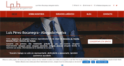 Desktop Screenshot of lpb-abogados.com